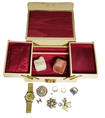 Lot 376 - A Small Quantity of Jewellery, including a 9...