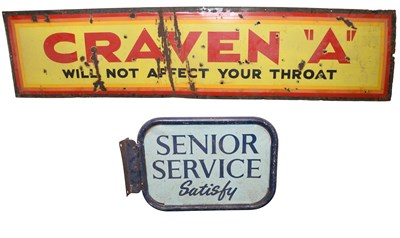 Lot 3084 - Senior Service Double Sided Advertising Sign