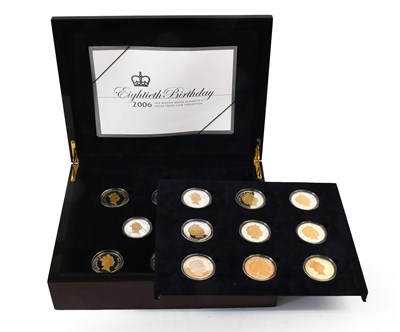 Lot 327 - Royal Mint, Elizabeth II 80th Birthday Silver...