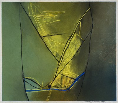 Lot 580 - David Blackburn (1939-2016) "Moorland...