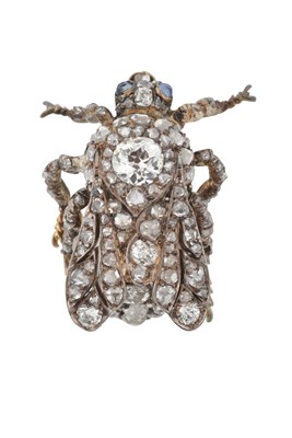 Lot 2345 - A Diamond Brooch, circa 1880 in the form of a...
