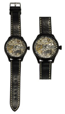 Lot 293 - A Large Size Converted Wristwatch, pocket...