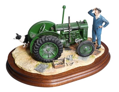 Lot 1033 - Border Fine Arts 'Won't Start' (Tractor,...