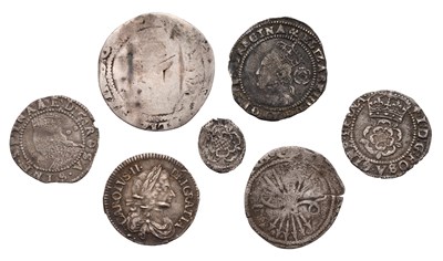 Lot 24 - Assorted Hammered Coins, to include: Elizabeth...