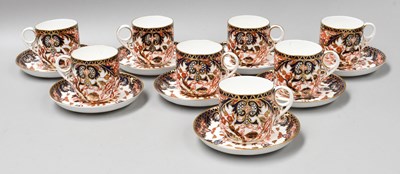 Lot 86 - Eight Royal Crown Derby Imari Porcelain...