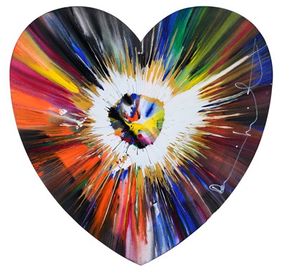 Lot 599 - Damien Hirst (b.1965) Heart Spin Signed,...