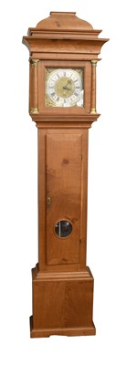 Lot 1536 - An Oak Thirty Hour Longcase Clock, signed...