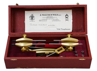 Lot 179 - A Clockmakers Depthing Tool (cased)