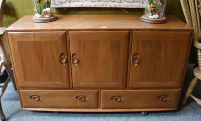 Lot 1520 - An Ercol Light Elm Sideboard, 130cm by 43cm by...