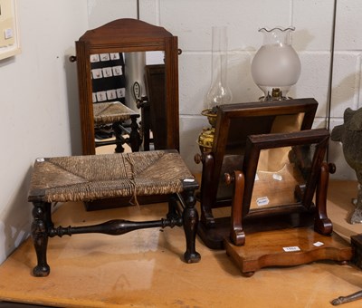 Lot 1484 - Three 19th Century Dressing Table Mirrors,...