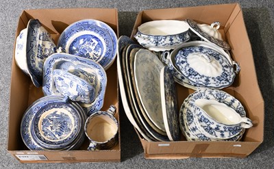 Lot 241 - 19th Century Blue and White Dinnerwares,...