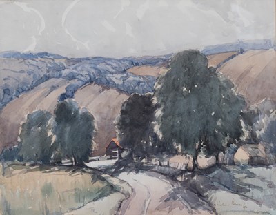 Lot 1251 - Sydney Brown (20th Century) "Near Luddesdown,...
