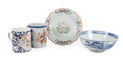 Lot 50 - A Chinese Porcelain Plate, Yongzheng/early...