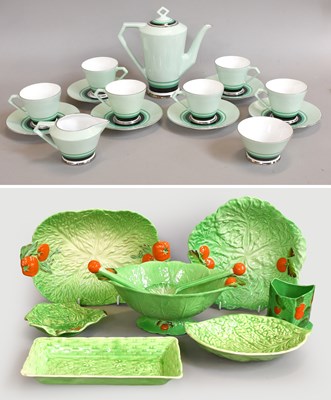 Lot 216 - A Noritake Porcelain Art Deco Style Six Place...