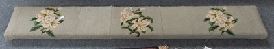 Lot 1407 - An Altar Stool, with floral needlework padded...