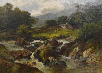 Lot 1240 - George Wilkins (19th Century) Figures seated...