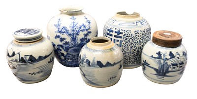 Lot 223 - A Chinese Porcelain Jar, Chenghua reign mark...