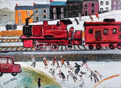 Lot 486 - Fred Yates (1922-2008) The Passing Train...