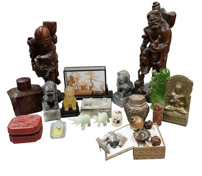 Lot 110 - A Collection of Asian Art, including a lacquer...