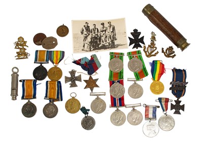 Lot 29 - A First World War Pair, comprising British War...