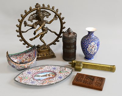 Lot 103 - An Indian Bronze Devotional Figure of Shiva,...