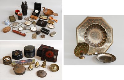Lot 105 - A Quantity of Various Snuff Boxes, Etui and...