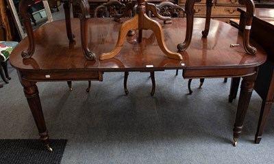 Lot 1421 - A William IV Mahogany Dining Table, with...