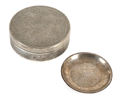 Lot 37 - An Egyptian Silver Box, Probably 1937,...