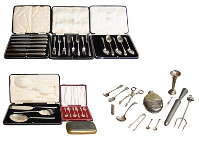 Lot 164 - A Collection of Assorted Silver and Silver...