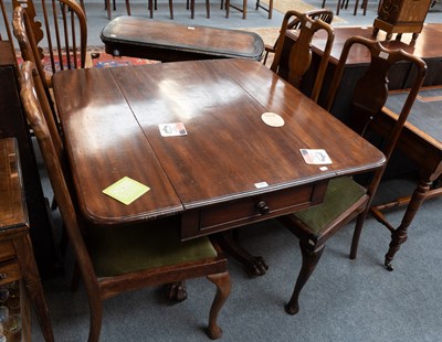 Lot 1388 - XX DUPLICATE XX A 19th Century Mahogany Drop...