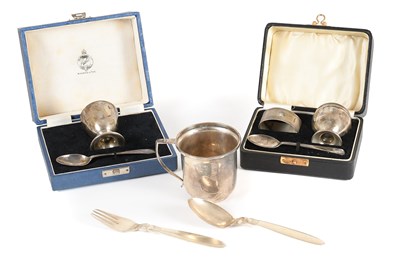 Lot 144 - A Collection of Assorted Silver, comprising...