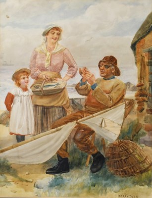 Lot 1239 - Harry Tuck (19th / 20th Century) Fisherman...
