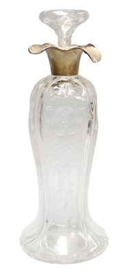 Lot 23 - An Edward VII Silver-Mounted Engraved-Glass...