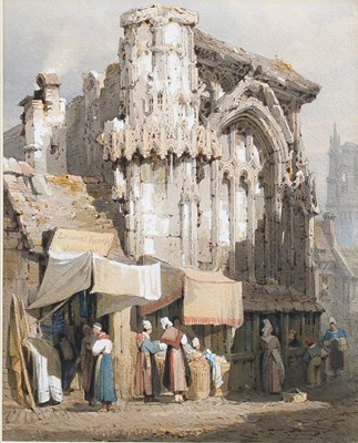 Lot 1211 - Attributed to Samuel Prout OWS (1783-1852)...