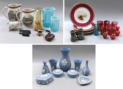 Lot 128 - 19th Century and Later Ceramics and Glass,...