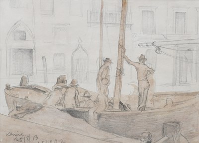 Lot 1244 - David Louis Ghilchick (1892-1974) "Venice"...