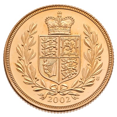 Lot 203 - Elizabeth II, Sovereign 2002, with Royal...