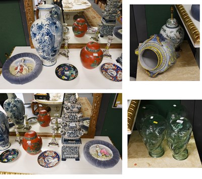 Lot 234 - Decorative Items, including a modern Delft...