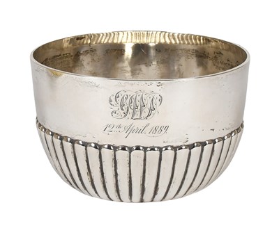 Lot 81 - A Victorian Silver Bowl, by John Aldwinckle...