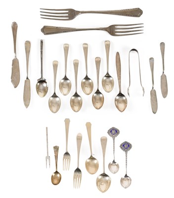 Lot 115 - A Collection of Assorted Silver and Silver...