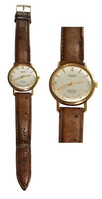 Lot 409 - A 9 Carat Gold Automatic Centre Seconds...