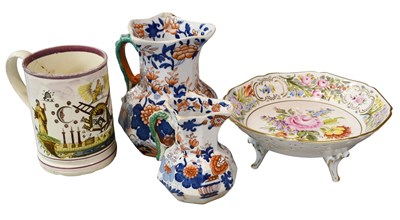 Lot 121 - A Group of 19th Century and Later Ceramics,...