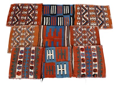Lot 1310 - Anatolian Kilim Khorgeen/Saddle Bag, the field...
