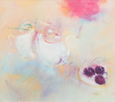 Lot 1168 - Claire Rollinson (Contemporary) "Three Plums"...