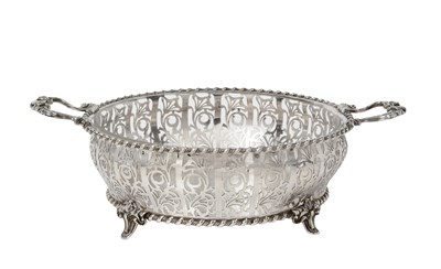 Lot 2164 - A George V Silver Basket