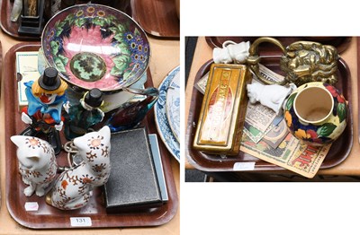 Lot 131 - Maling Decorative Bowl, deco plate with...