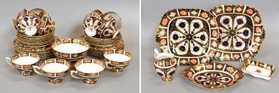 Lot 221 - A Royal Crown Derby Imari Porcelain Tea...