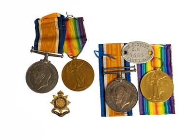 Lot 1 - Two First World War Pairs, each comprising...