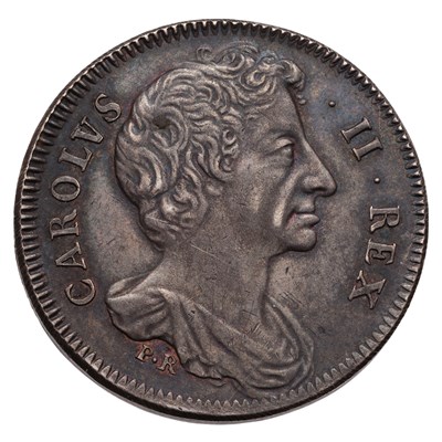 Lot 123 - A Charles II and Catherine of Braganza Silver...