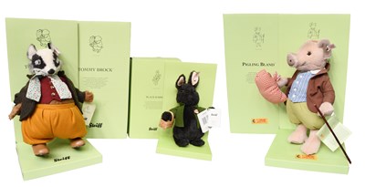 Lot 1304 - A Steiff Pigland Bland, 35cm, with green box,...